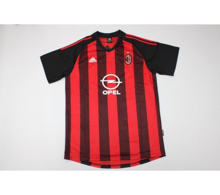 AC Milan 02/03 Home Red&Black Soccer Jersey